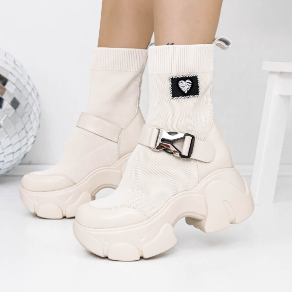 Tavaszi-őszi női csizma Refada Bézs - Kalapod.hu