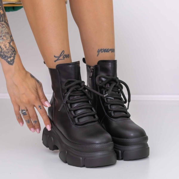 Puha női csizma Daksha Fekete, 2 - Kalapod.hu