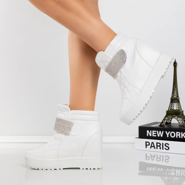 Női Bakancs Eada Fehér, 2 - Kalapod.hu