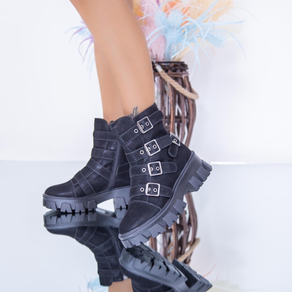 Női bakancs Adaza Fekete, 2 - Kalapod.hu