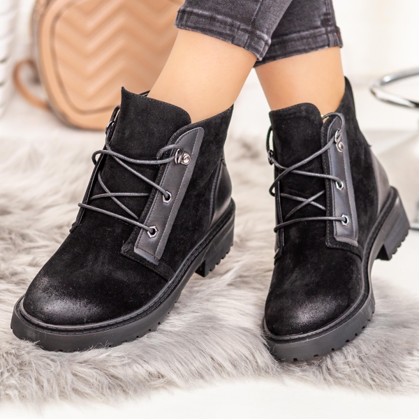 Női Bakancs Kalada Fekete, 2 - Kalapod.hu