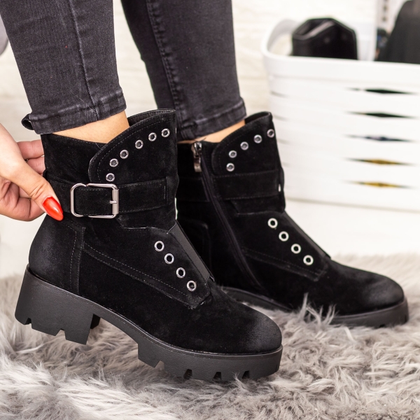 Női Bakancs Seada Fekete, 2 - Kalapod.hu