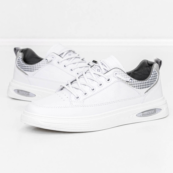 Férfi sportcipő Cassian fehér-szürke, 3 - Kalapod.hu