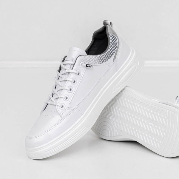 Férfi sportcipő Cassian fehér-szürke, 4 - Kalapod.hu