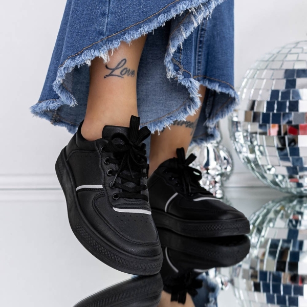 Női tornacipő Evada Fekete, 4 - Kalapod.hu