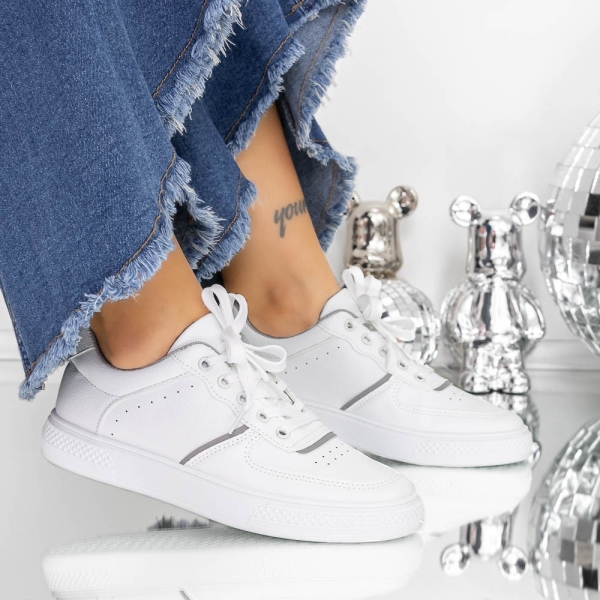 Női tornacipő Evada Fehér-Szürke - Kalapod.hu