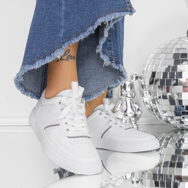 Női tornacipő Evada Fehér-Szürke, 3 - Kalapod.hu