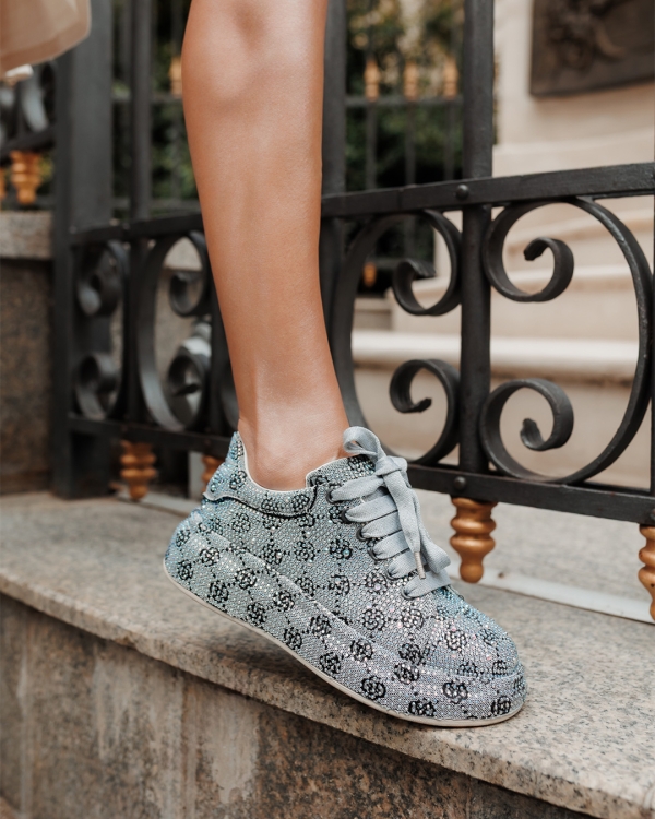 Alisona szürke női sportcipő textil anyagból - Kalapod.hu