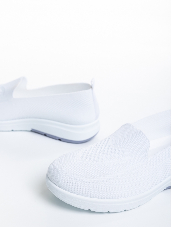 Hadasa fehér női sportcipő, textil anyagból készült, 6 - Kalapod.hu