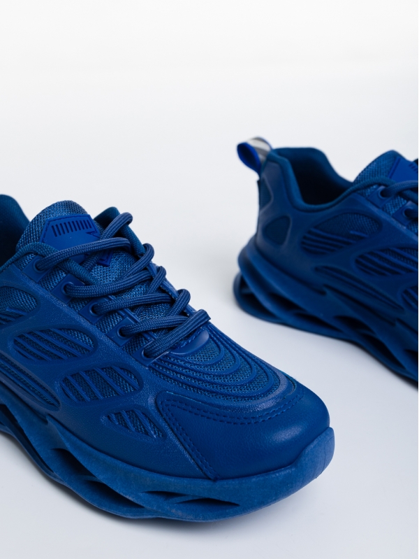 Alora kék női sportcipő, műbőrből és textil anyagból készült, 6 - Kalapod.hu