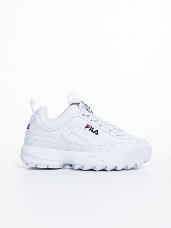 Fila fehér női sportcipő, Disruptor V1 Premium műbőrből készült, 7 - Kalapod.hu