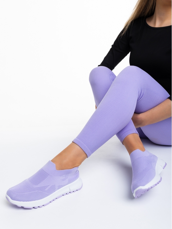Viviette lila női sportcipő, textil anyagból készült - Kalapod.hu