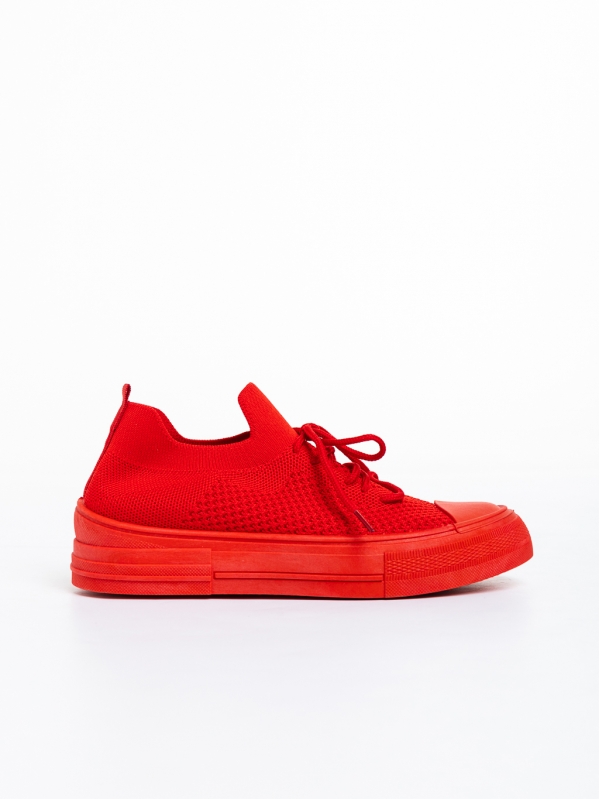 Elexia piros női tornacipő, textil anyagból készült, 6 - Kalapod.hu
