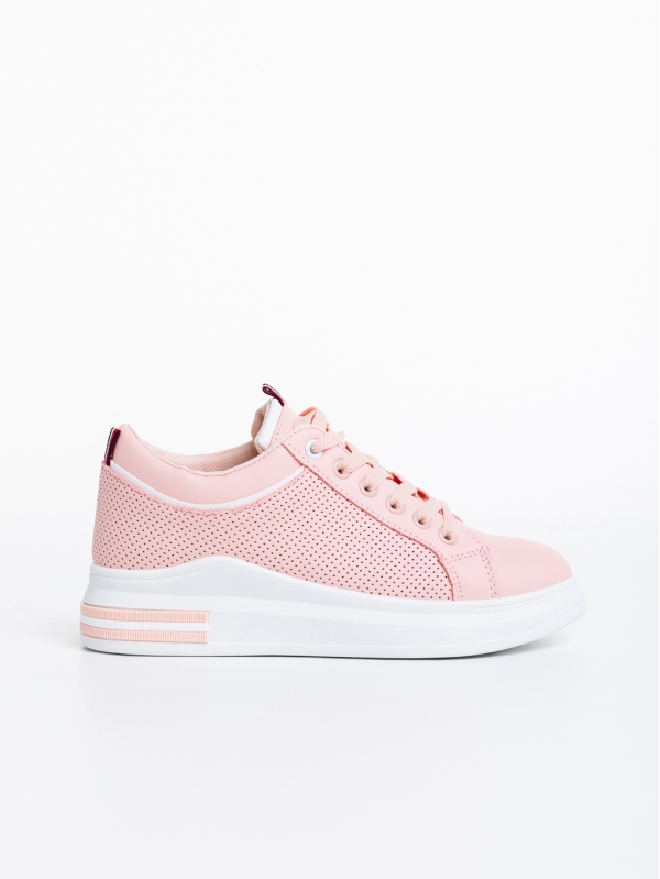 Latanya rózsaszínű , női sport cipő, ökológiai bőrből, 5 - Kalapod.hu