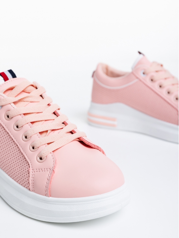 Latanya rózsaszínű , női sport cipő, ökológiai bőrből, 6 - Kalapod.hu