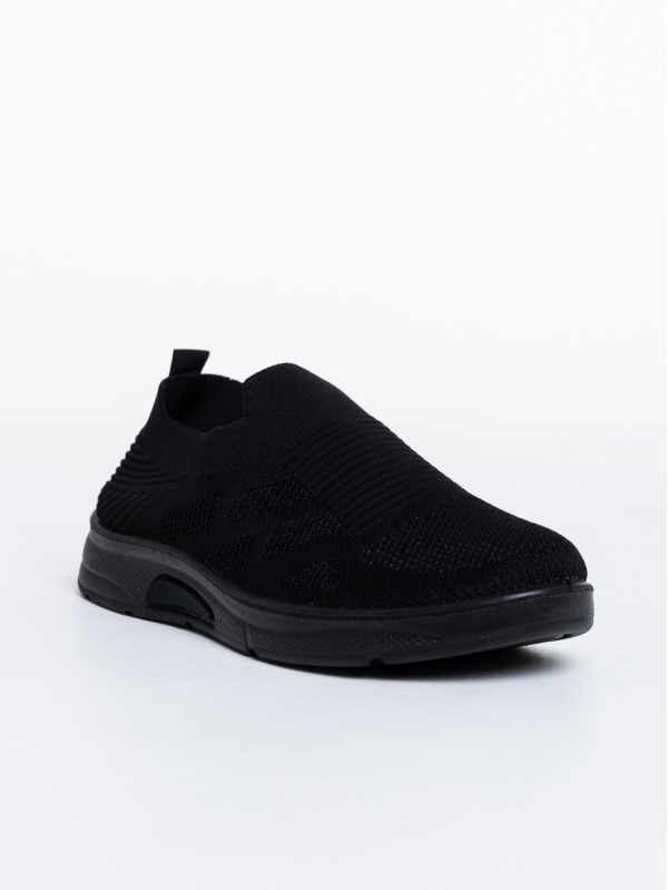 Eliseo fekete, férfi sport cipő, textil anyagból - Kalapod.hu