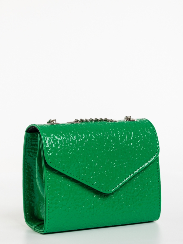 Ajla zöld, női, ökológiai bőr táska, 2 - Kalapod.hu