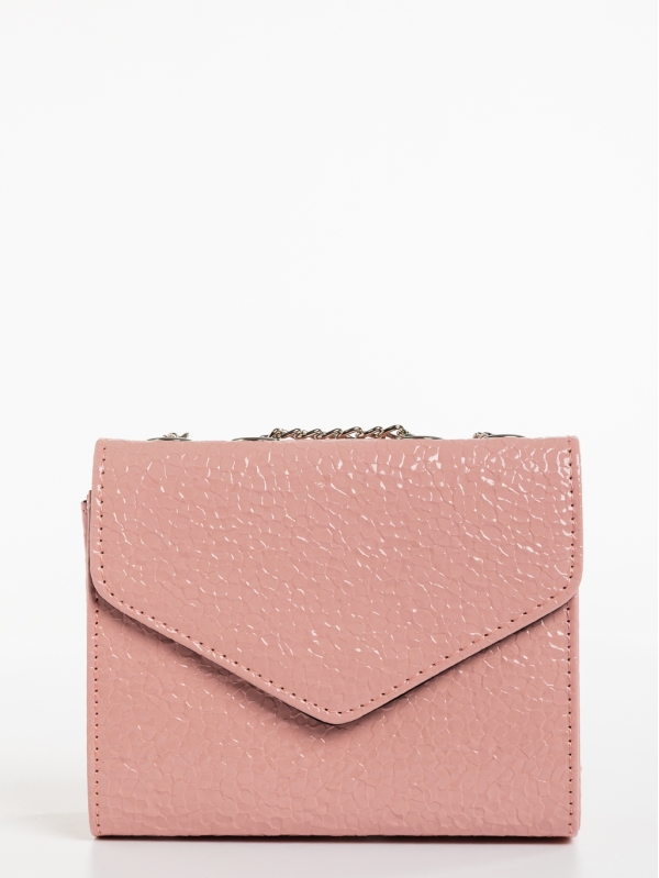 Ajla rózsaszín , női, ökológiai bőr táska, 4 - Kalapod.hu