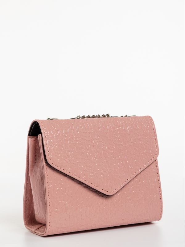 Ajla rózsaszín , női, ökológiai bőr táska, 2 - Kalapod.hu