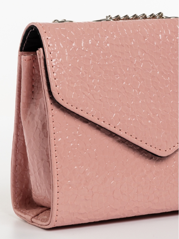 Ajla rózsaszín , női, ökológiai bőr táska, 5 - Kalapod.hu