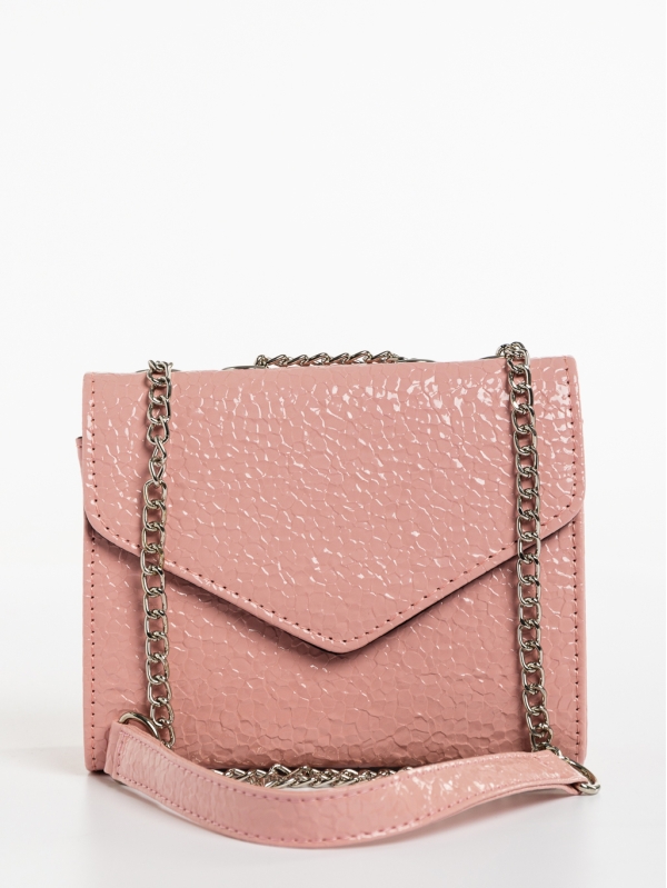 Ajla rózsaszín , női, ökológiai bőr táska, 3 - Kalapod.hu