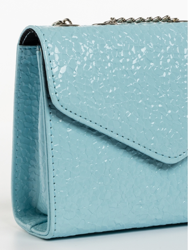Ajla kék , női, ökológiai bőr táska, 5 - Kalapod.hu