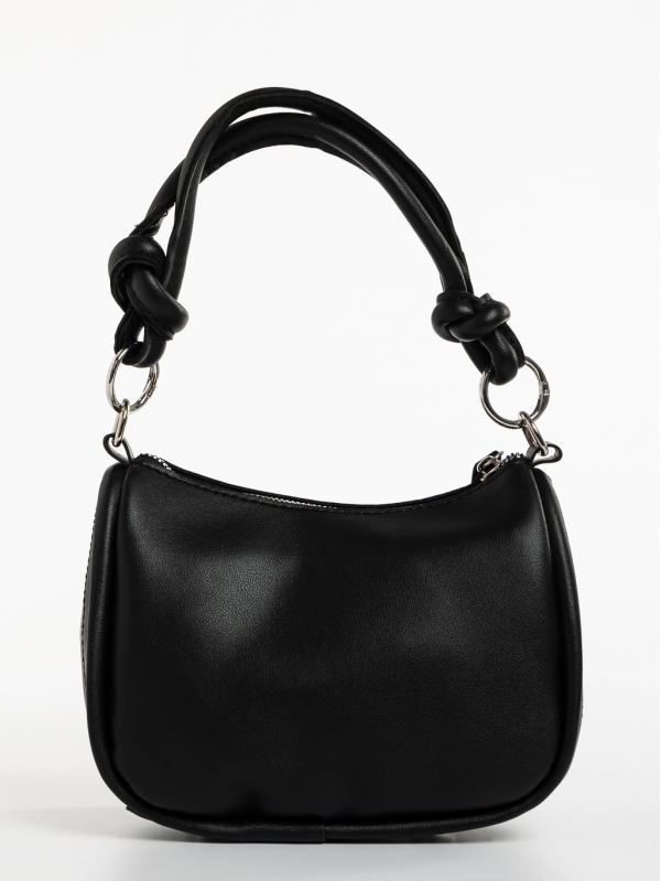 Aalis fekete, női, ökológiai bőr táska, 5 - Kalapod.hu
