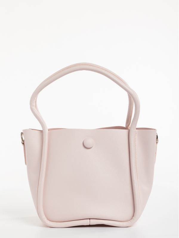 Sylva rózsaszín, női, ökológiai bőr táska, 5 - Kalapod.hu