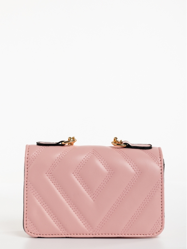 Louiza rózsaszín, női, ökológiai bőr táska, 6 - Kalapod.hu
