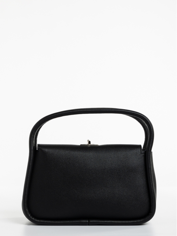 Melaina fekete, női, ökológiai bőr táska, 3 - Kalapod.hu