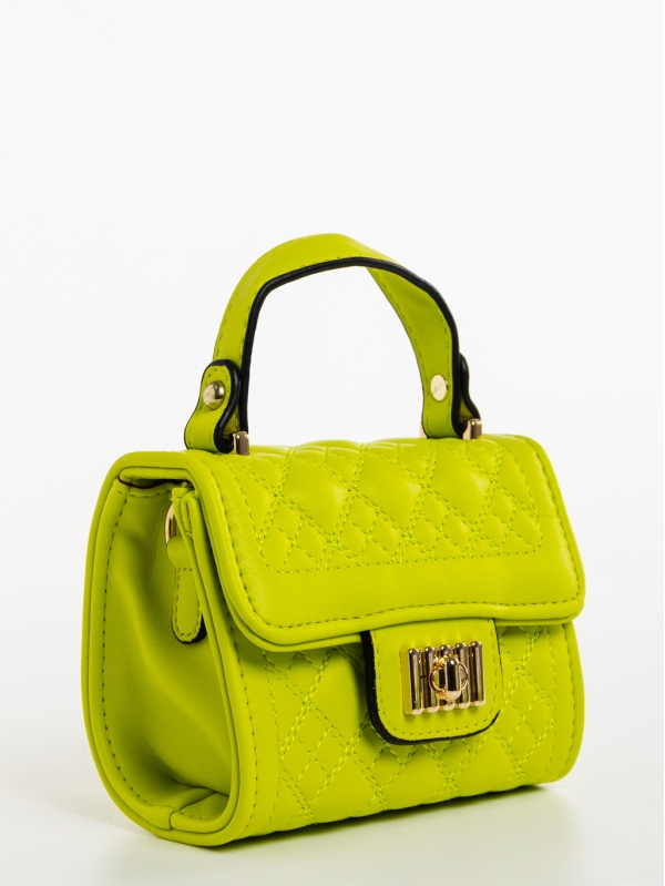 Ceara zöld, női, ökológiai bőr táska, 2 - Kalapod.hu