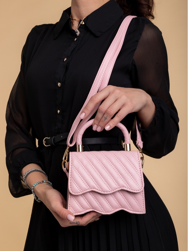 Toyin rózsaszín , női, ökológiai bőr táska - Kalapod.hu