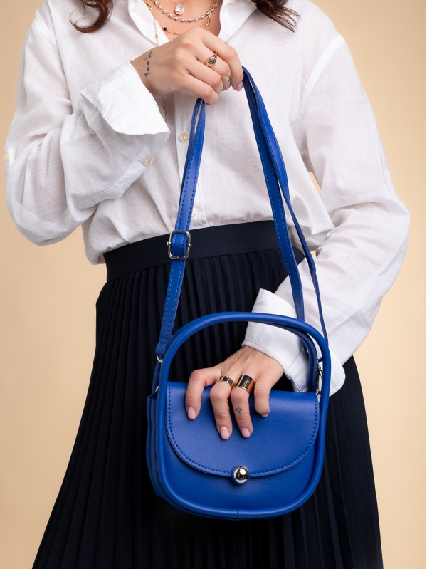 Julitta sötét kék, női, ökológiai bőr táska - Kalapod.hu