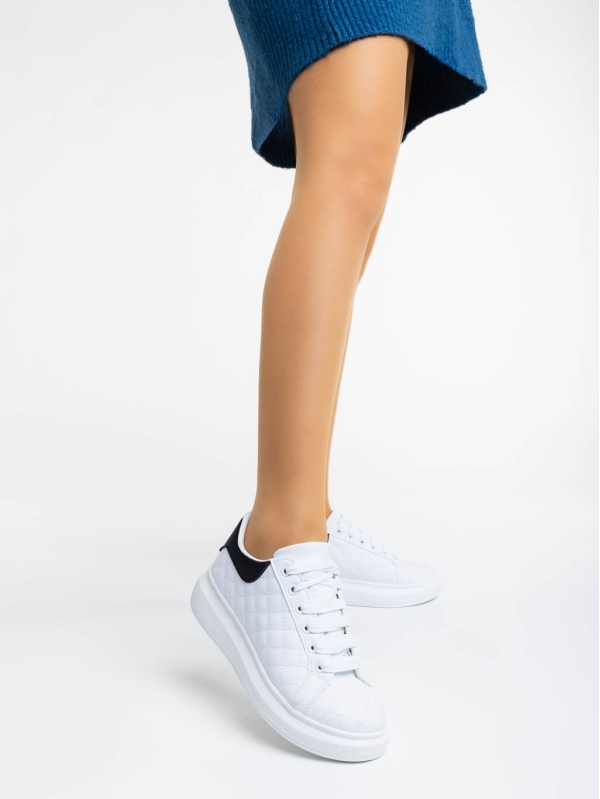 Annora fehér és fekete női sport cipő, 2 - Kalapod.hu