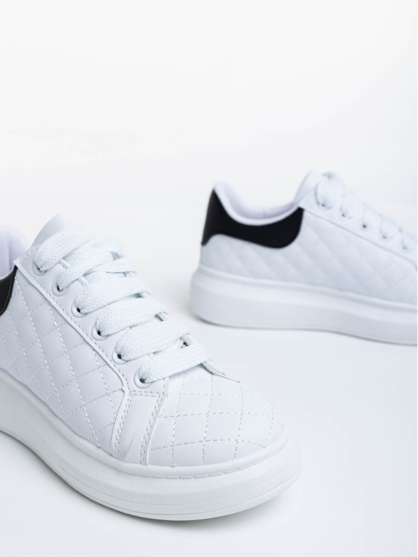 Annora fehér és fekete női sport cipő, 6 - Kalapod.hu