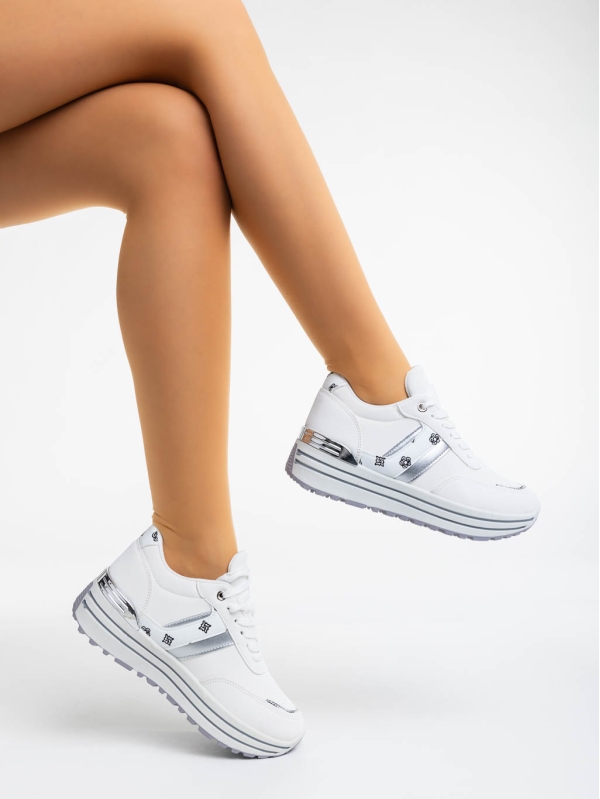 Loraina fehér női sport cipő textil anyagból - Kalapod.hu