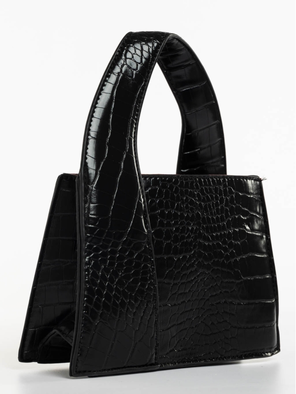 Blima fekete női táska ökológiai bőrből, 3 - Kalapod.hu