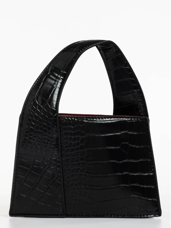 Blima fekete női táska ökológiai bőrből, 5 - Kalapod.hu