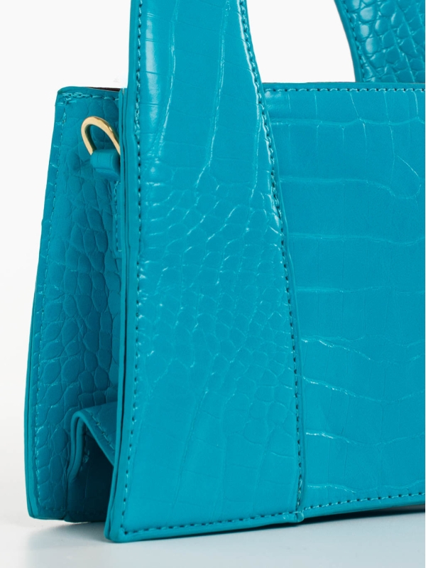 Blima kék női táska ökológiai bőrből, 4 - Kalapod.hu