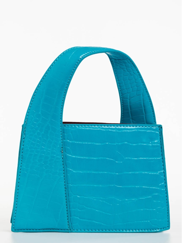 Blima kék női táska ökológiai bőrből, 5 - Kalapod.hu