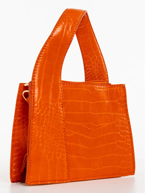 Blima narancssárga női táska ökológiai bőrből, 3 - Kalapod.hu