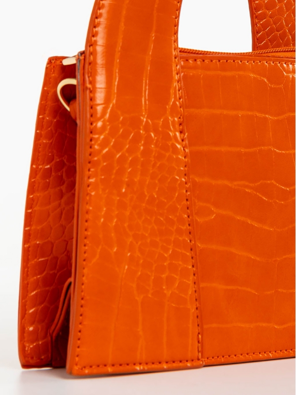 Blima narancssárga női táska ökológiai bőrből, 4 - Kalapod.hu