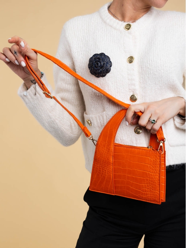 Blima narancssárga női táska ökológiai bőrből - Kalapod.hu