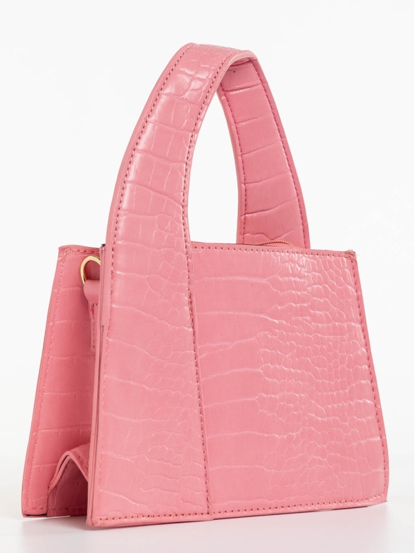 Blima rózsaszín női táska ökológiai bőrből, 3 - Kalapod.hu
