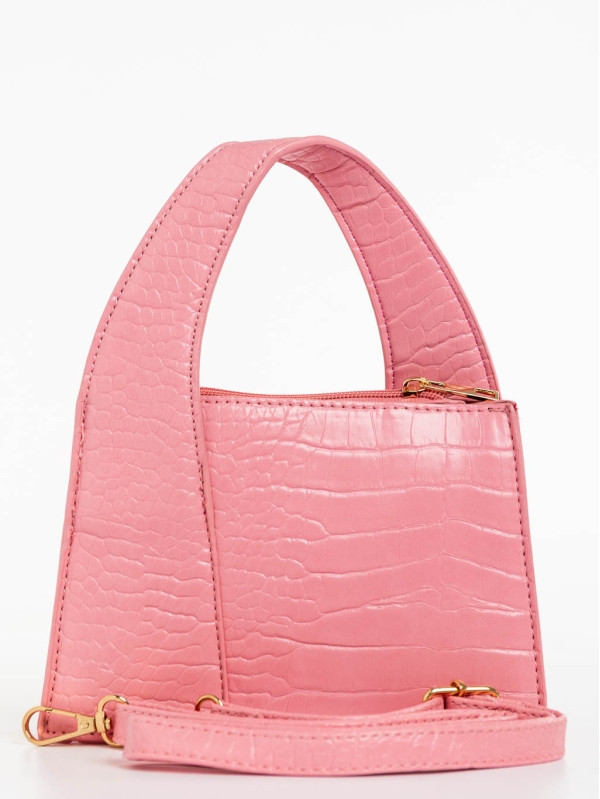 Blima rózsaszín női táska ökológiai bőrből, 6 - Kalapod.hu