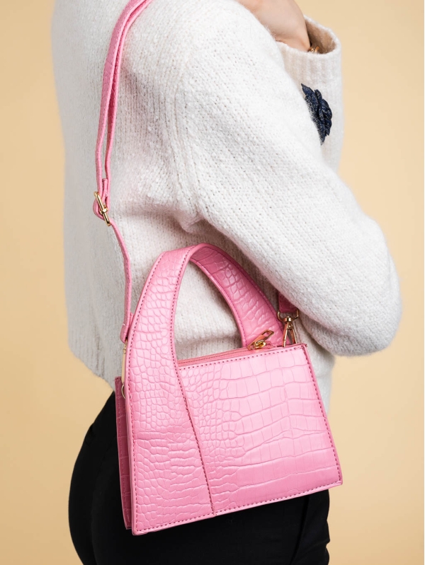 Blima rózsaszín női táska ökológiai bőrből - Kalapod.hu