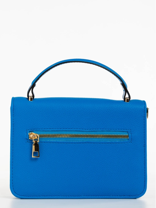 Blerina kék női táska ökológiai bőrből, 5 - Kalapod.hu