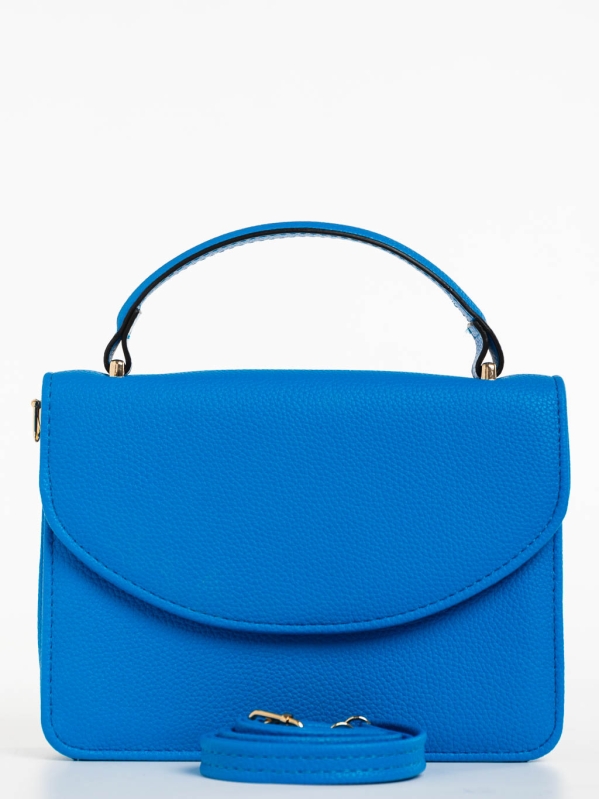 Blerina kék női táska ökológiai bőrből, 6 - Kalapod.hu