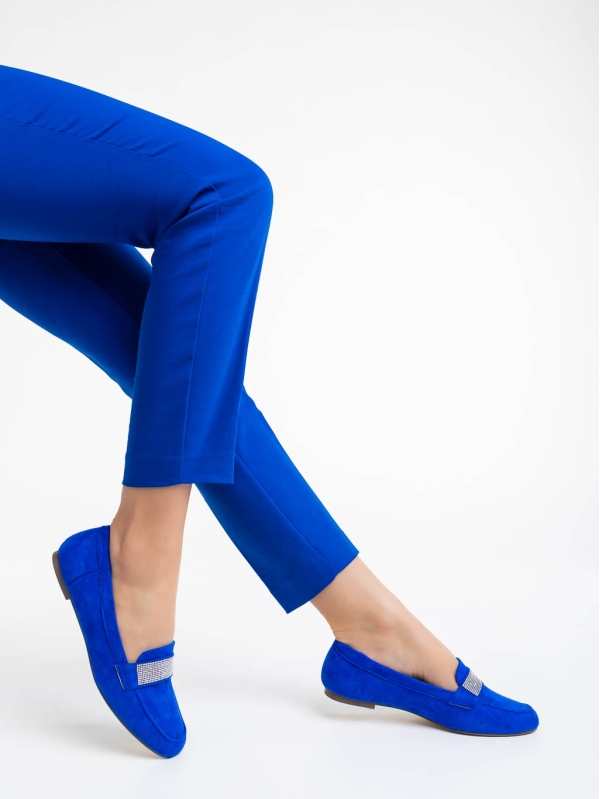 Ibbie kék női félcipő textil anyagból - Kalapod.hu