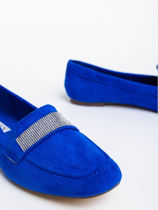 Ibbie kék női félcipő textil anyagból, 6 - Kalapod.hu